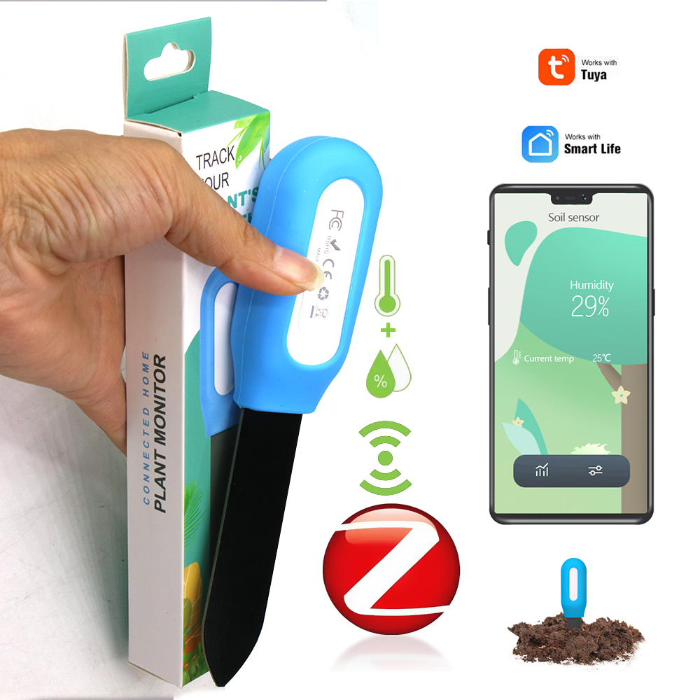 Smart Home Devices - Sensore intelligente del terreno Zigbee per