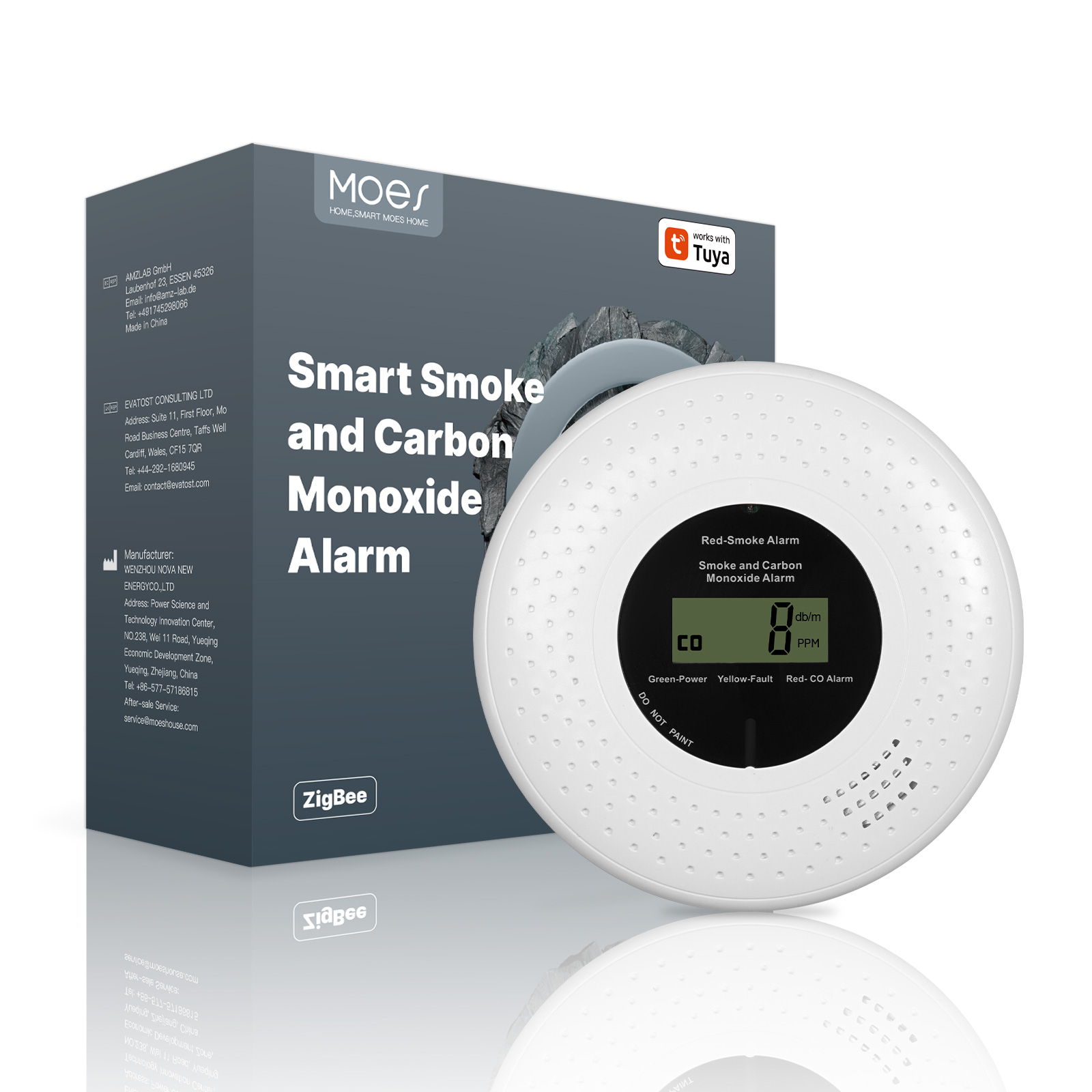 Smart Smoke Detector - Allarme Intelligente Zigbee per Fumo e