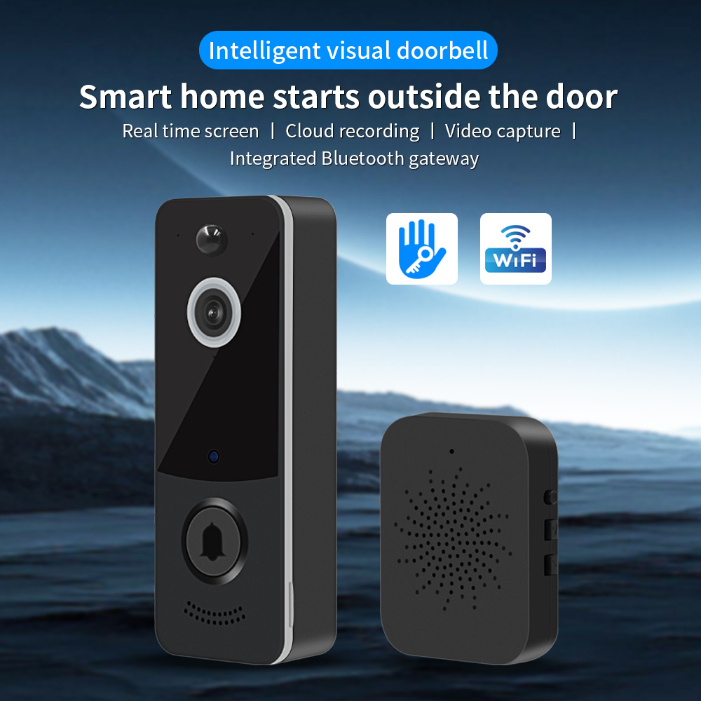 Smart Home Video Doorbell App - Videocitofono WIFI 1080P App TTLOCK Campanello