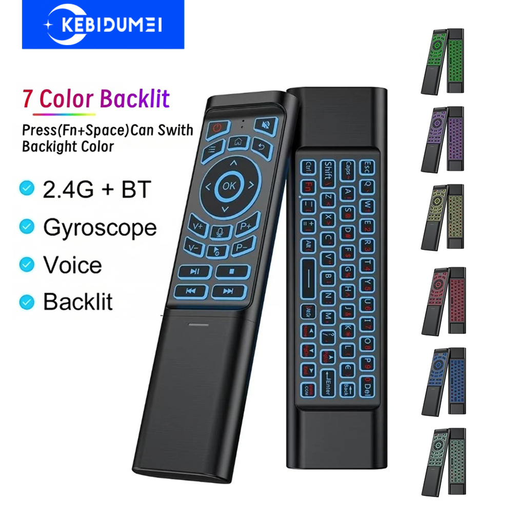 Smart Home Keyboard - Giroscopio telecomandato Air Mouse 7 colori