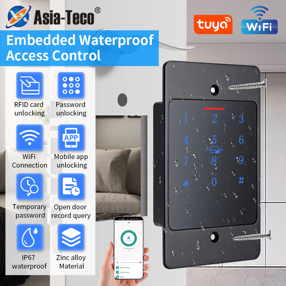 Smart Home Keyboard - Serratura Intelligente WiFi Tuya con Tastiera,