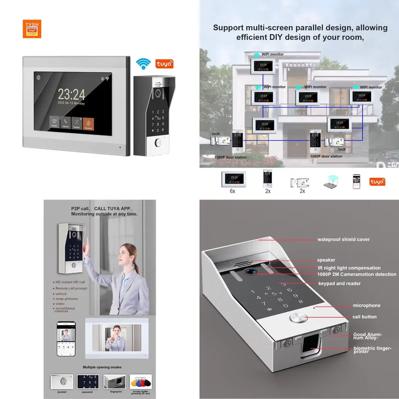 Smart Home Video Doorbell App - Videocitofono IP Smart WiFi TYSH a