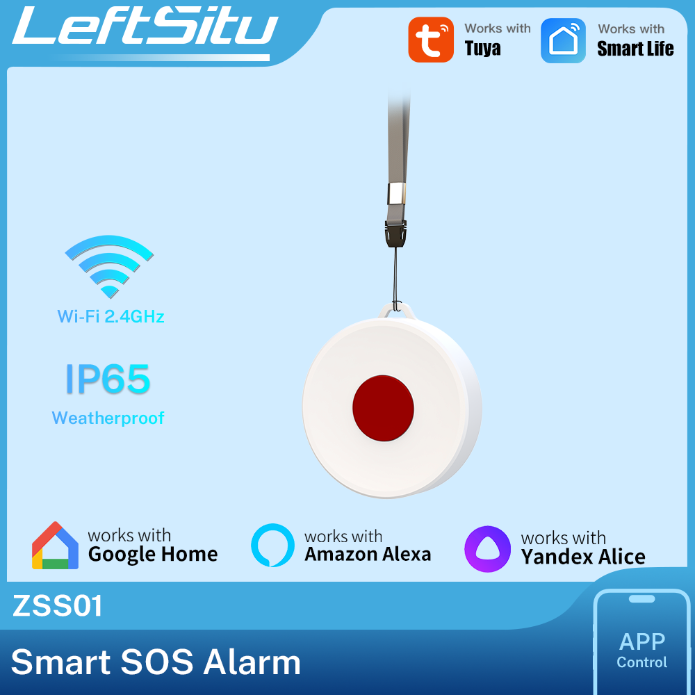 Smart Home Tuya - Pulsante Intelligente Tuya ZigBee IP65, Interruttore