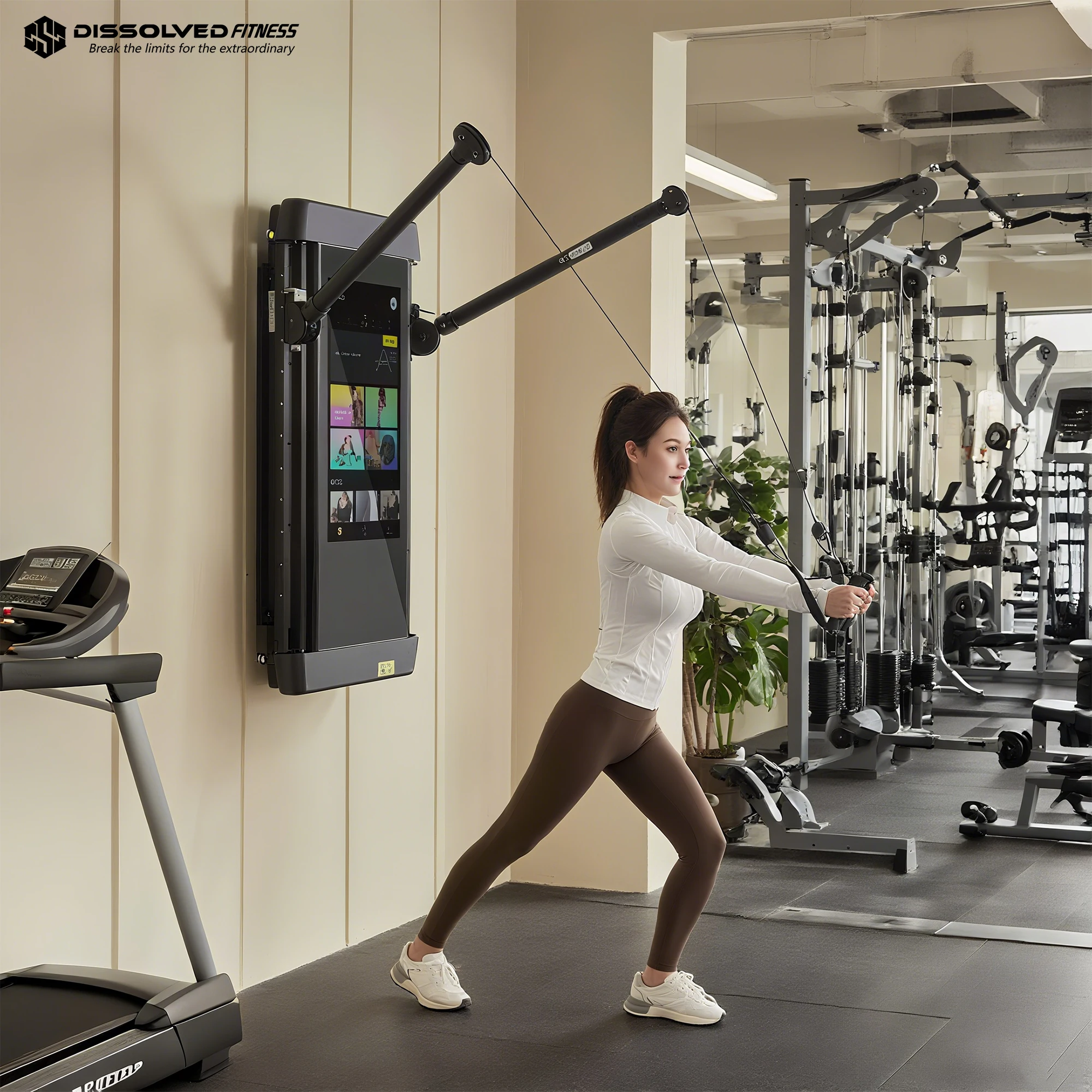 Smart Home Gym - Specchio Intelligente AI LCD per Allenamento,