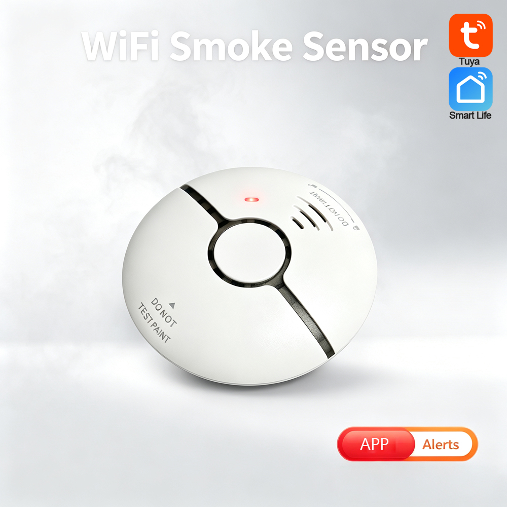 Smart Smoke Detector - Allarme Antincendio per la Sicurezza Domestica,