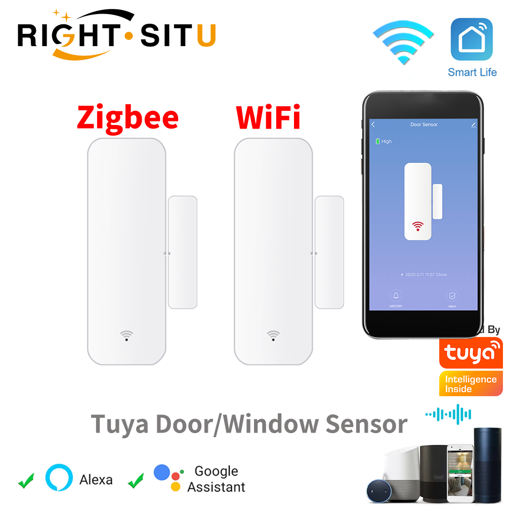 Smart Home Tuya - Sensore di contatto per porte e