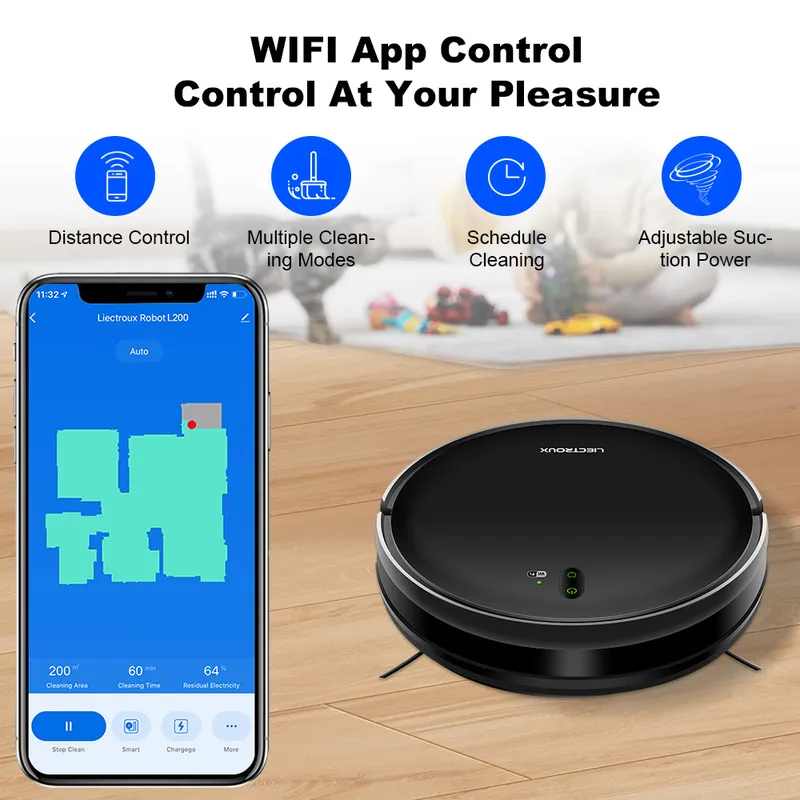 Smart Home Robot - per il robot aspirapolvere LIECTROUX L200,