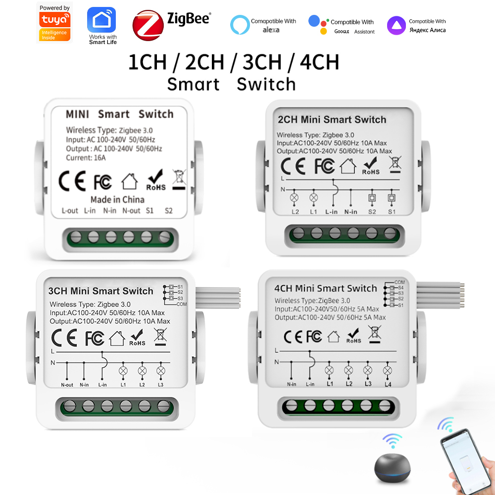 Smart Home Tuya - Interruttore Intelligente Tuya Zigbee 3.0 a