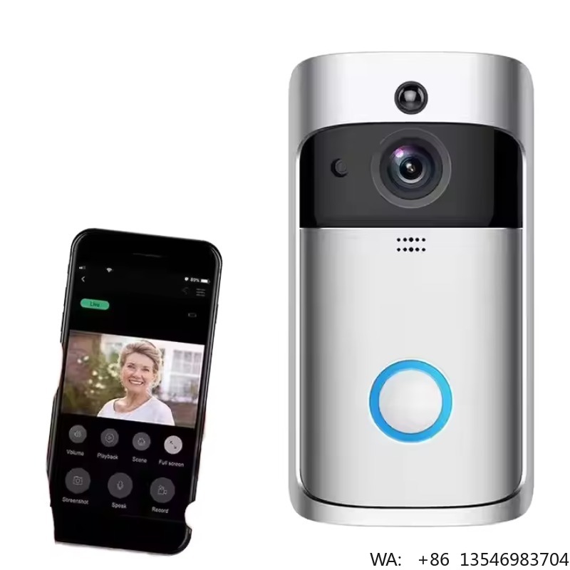 Smart Home Video Doorbell App - V5 Smart Wireless WiFi Videocitofono con