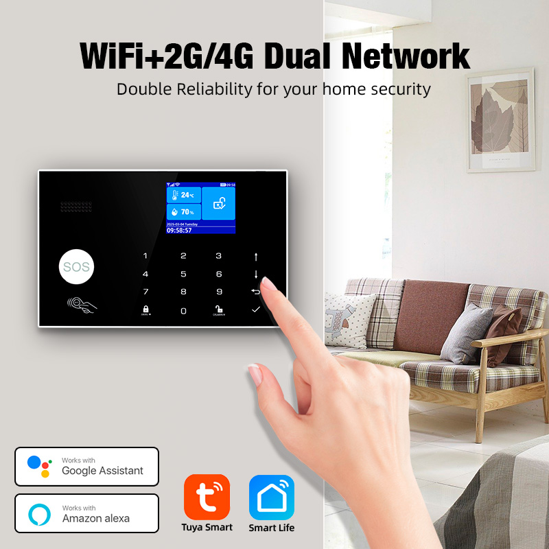 Smart Home Keyboard - KERUI Allarme 4G con pulsante campanello