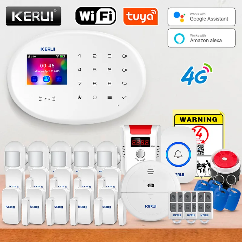 Smart Smoke Detector - KERUI Tuya Sistema di Allarme Intelligente