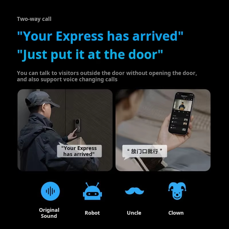Smart Home Video Doorbell App - Campanello Video Intelligente Aqara G4 1080P