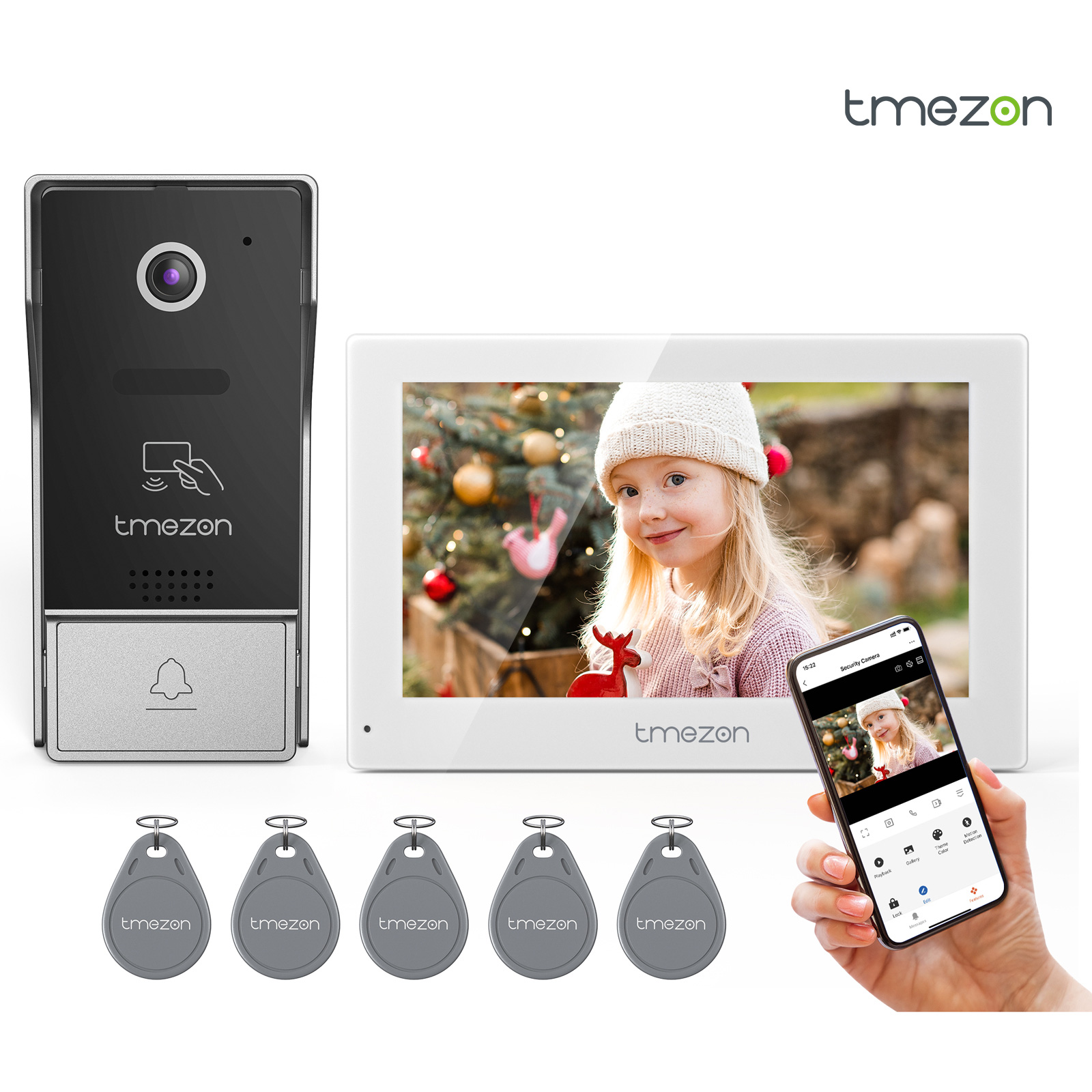 Smart Home Video Doorbell App - Sistema citofonico videocitofonico intelligente Tuya 1080P