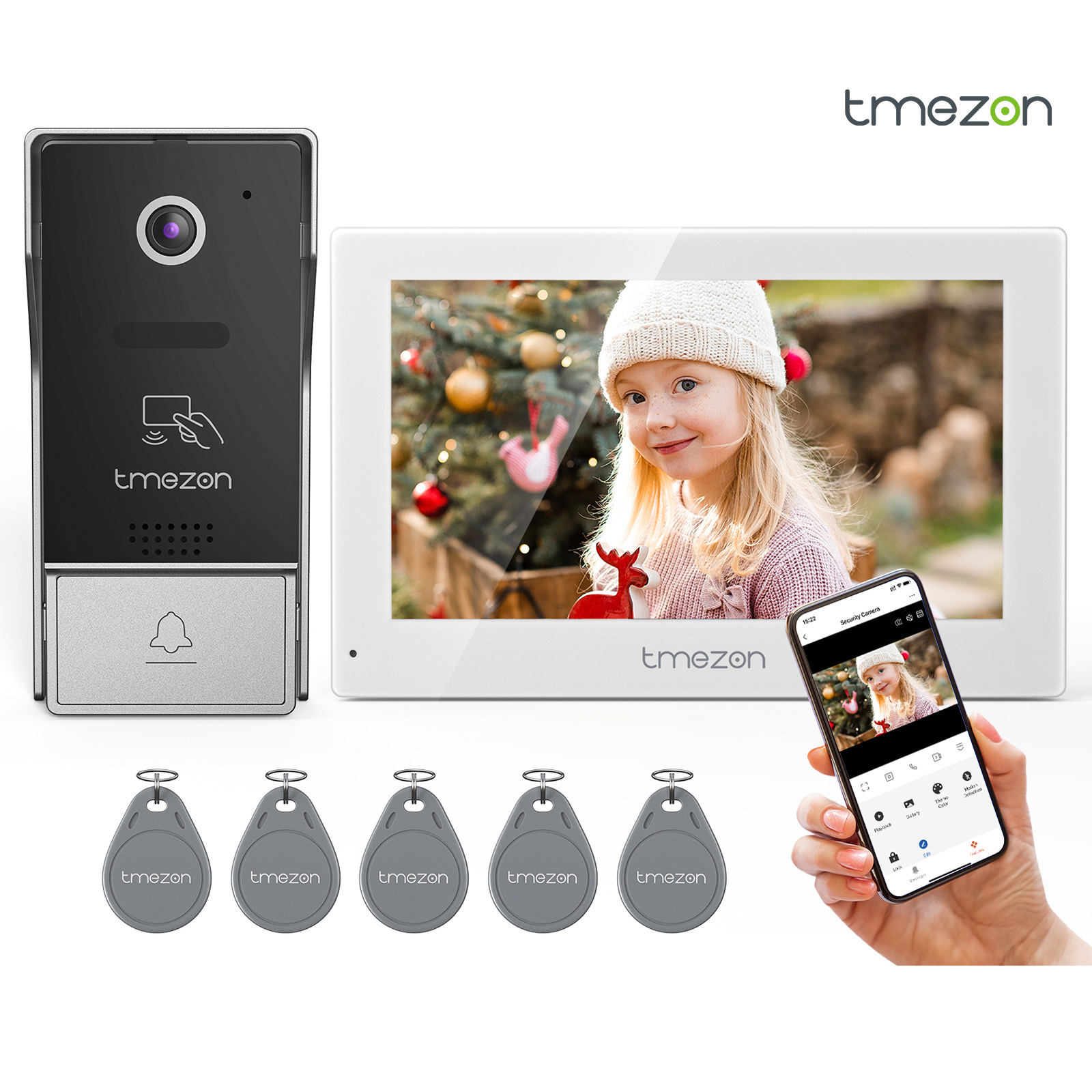 Smart Home Video Doorbell App - Sistema citofonico touch screen da 7