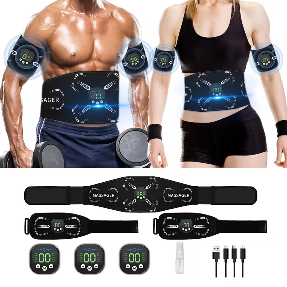 Smart Home Gym - Stimolatore Muscolare EMS, Allenatore Addominale, Tonificatore