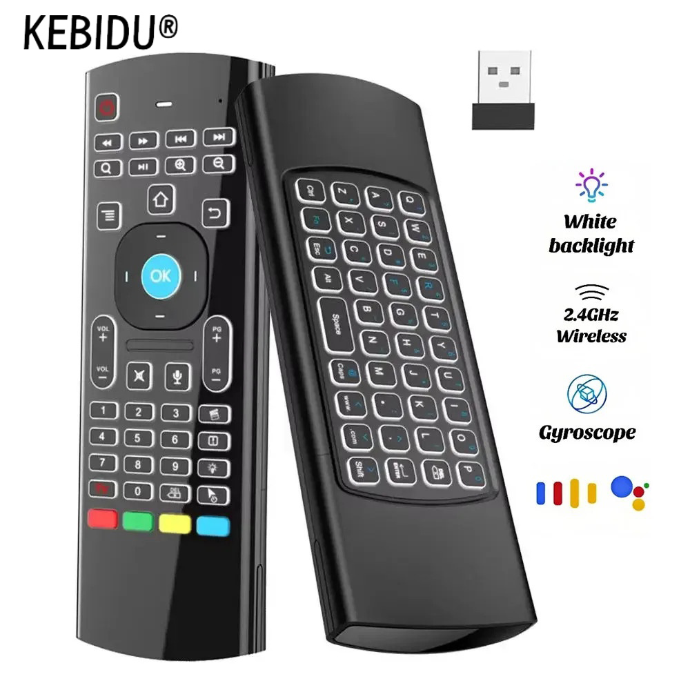 Smart Home Keyboard - Mini tastiera wireless MX3 Air Mouse