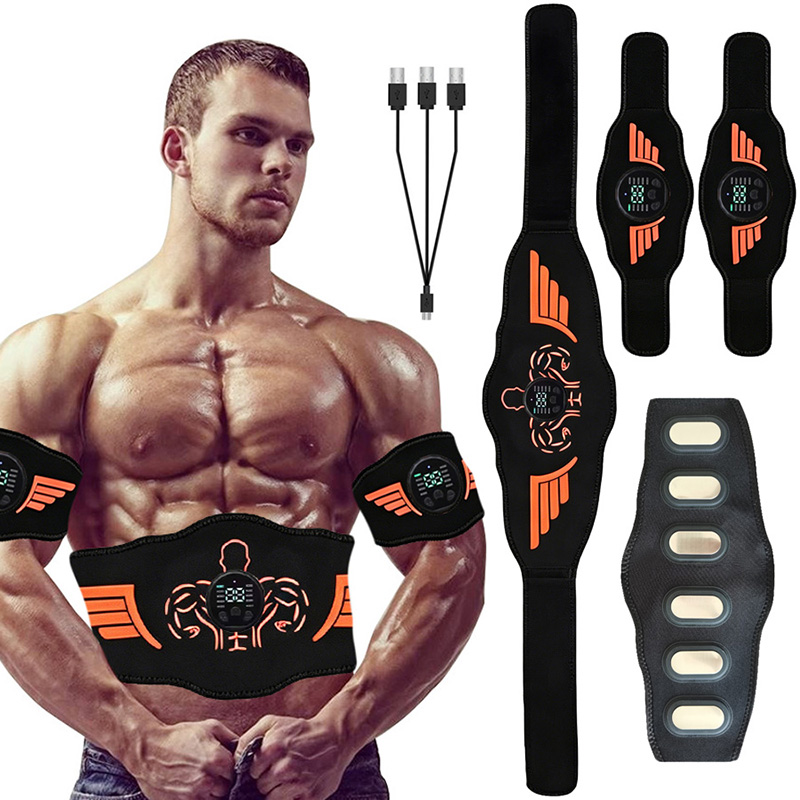 Smart Home Gym - Cintura Tonificante Muscolare EMS Ricaricabile USB,
