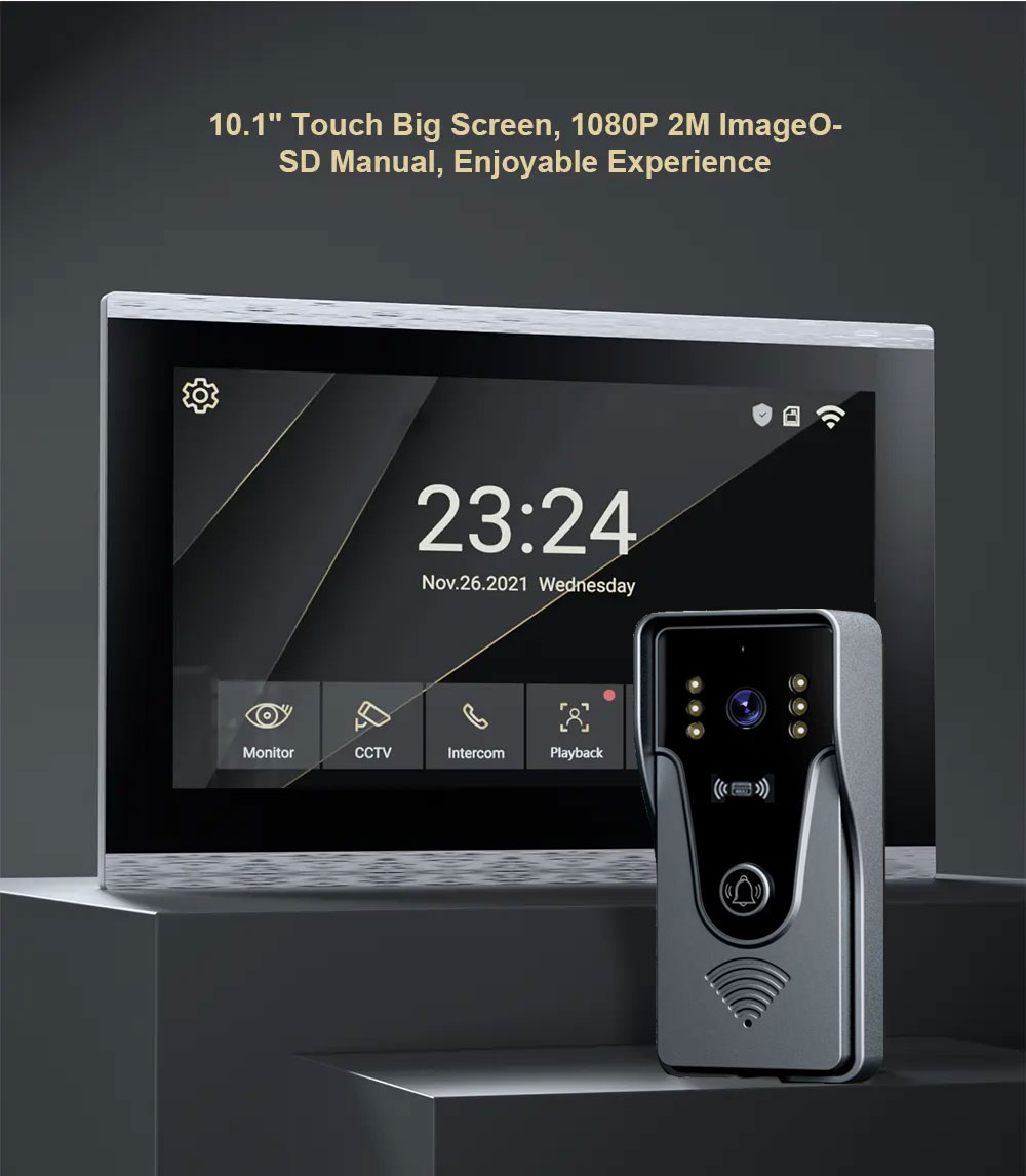Tuya 1080P Touch Screen a colo - Smart Home Video Doorbell App recensione e prezzo