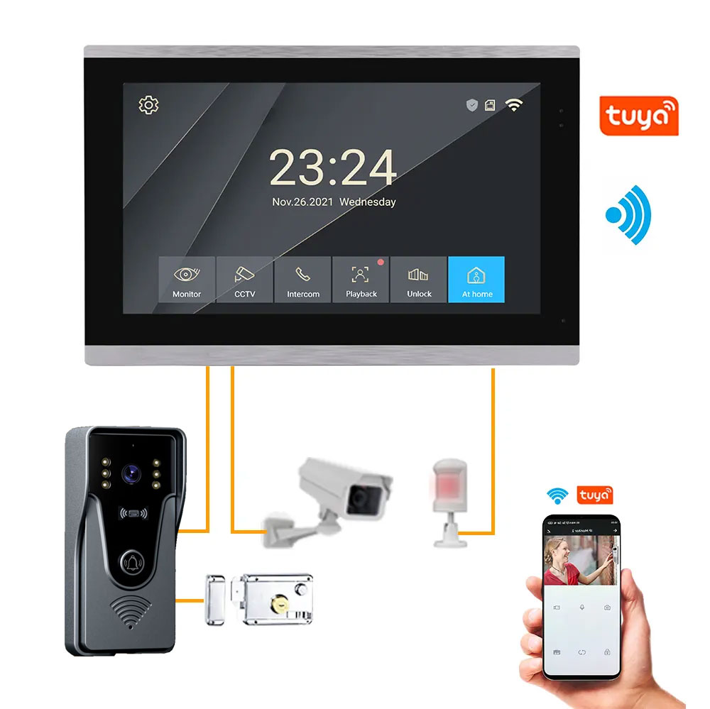 Tuya 1080P Touch Screen a colo - Smart Home Video Doorbell App recensione e prezzo