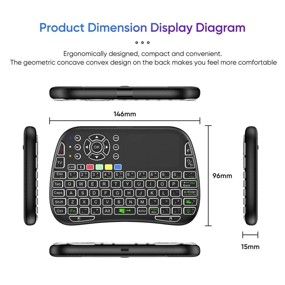 Mini Tastiera con Giroscopio,  - Smart Home Keyboard recensione e prezzo