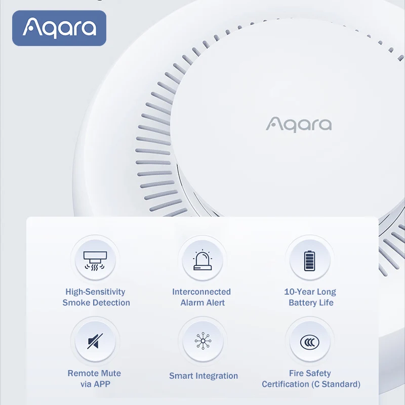 Sensore di Fumo Aqara Matter,  - Smart Smoke Detector recensione e prezzo