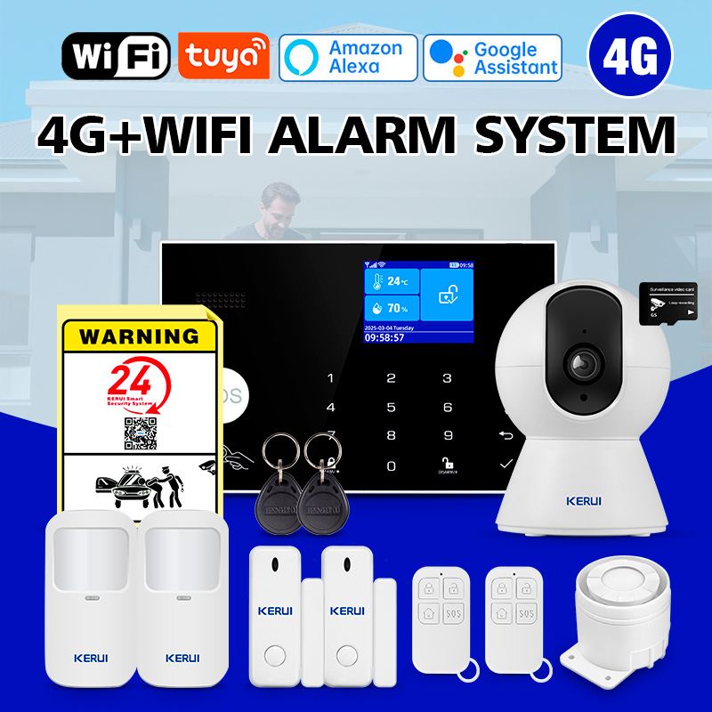 KERUI WiFi + 4G Allarme domest - Smart Home Keyboard recensione e prezzo