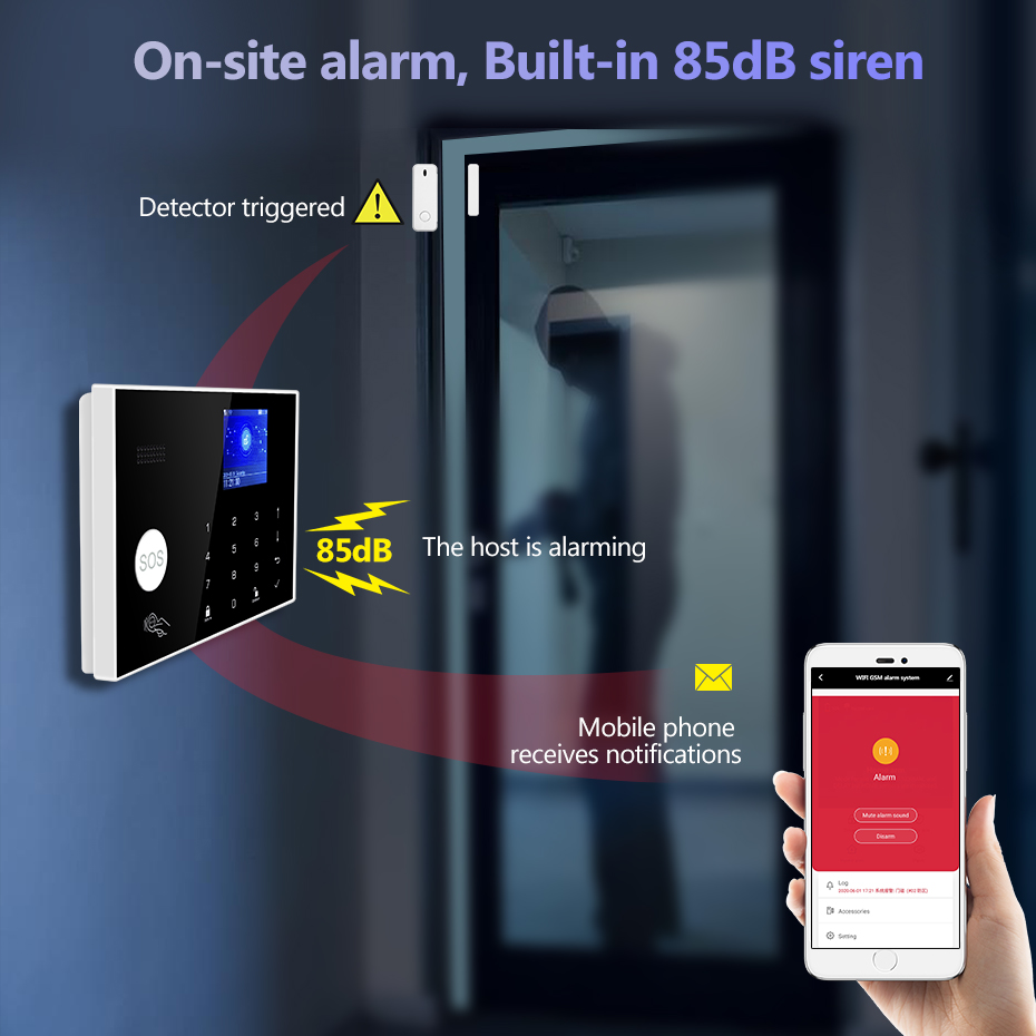KERUI WiFi + 4G Allarme domest - Smart Home Keyboard recensione e prezzo