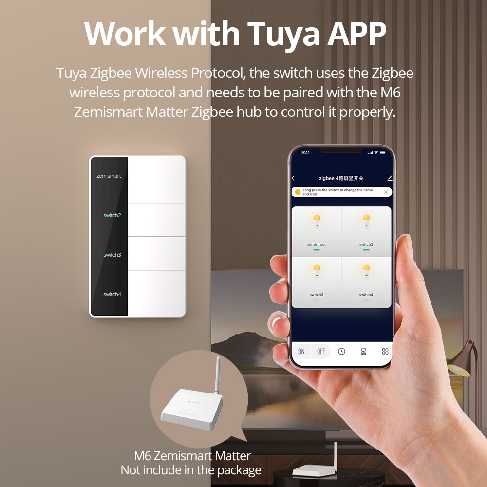 Interruttore Luce a Pulsante Z - Smart Home Zigbee recensione e prezzo