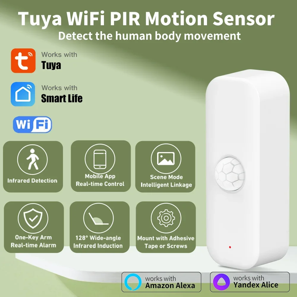 Tuya WiFI Zigbee Sensore di mo - Smart Home Outdoor recensione e prezzo