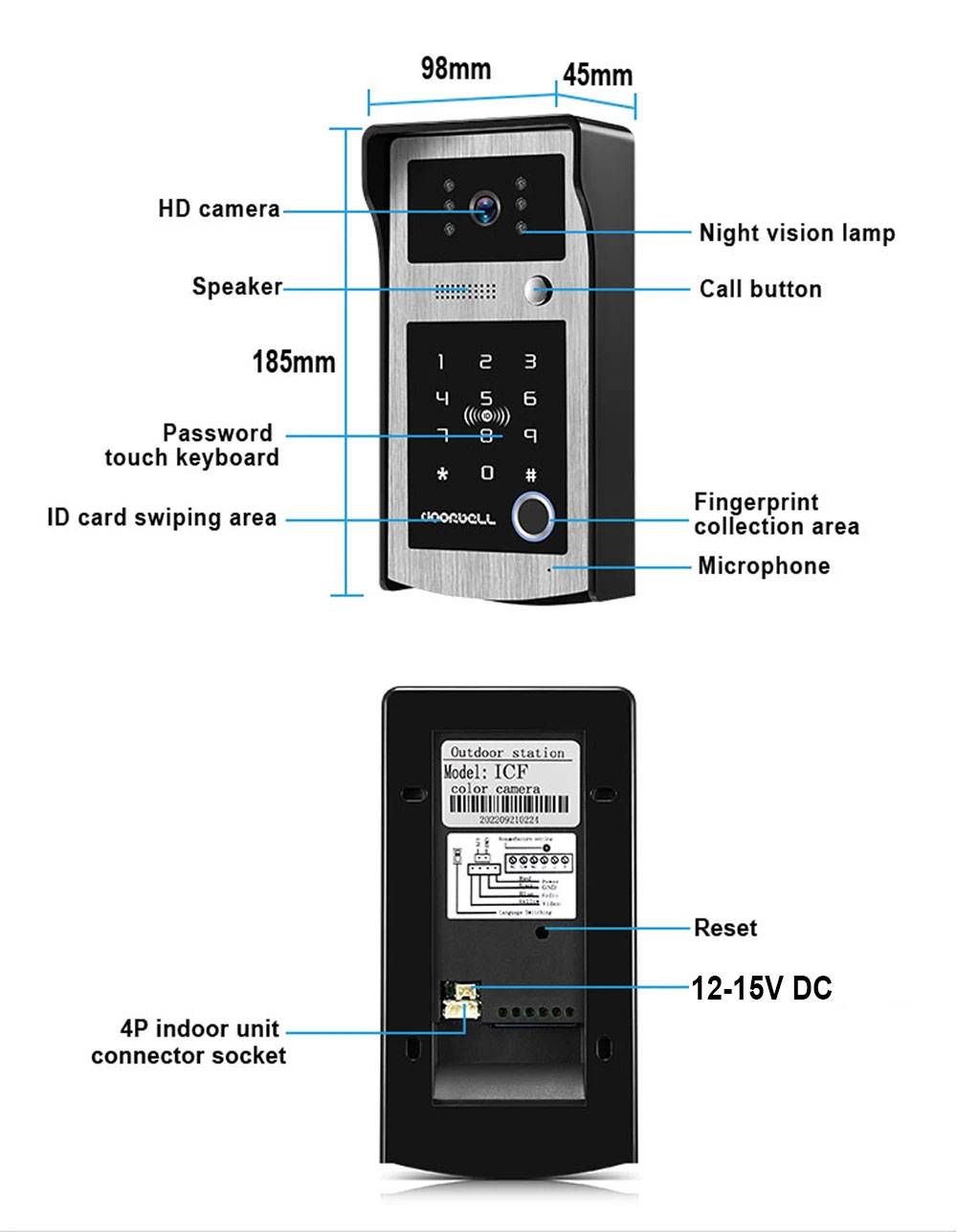 Videocitofono Wi-Fi Tuya con S - Smart Home Video Doorbell App recensione e prezzo