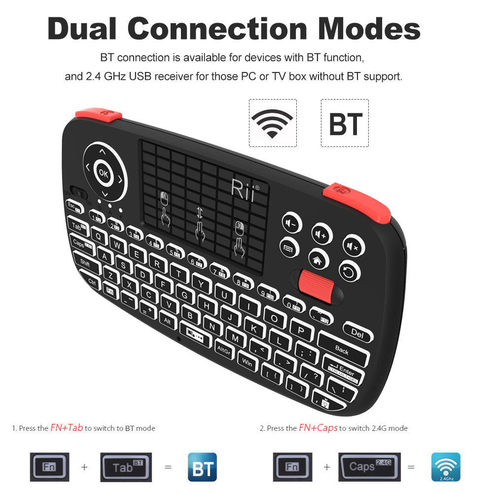 Tastiera Wireless Rii I4 Mini  - Smart Home Keyboard recensione e prezzo