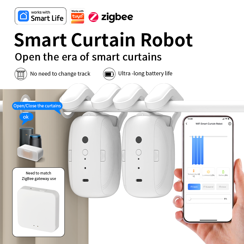 Zigbee Smart Curtain Driver Ro - Smart Home Robot recensione e prezzo