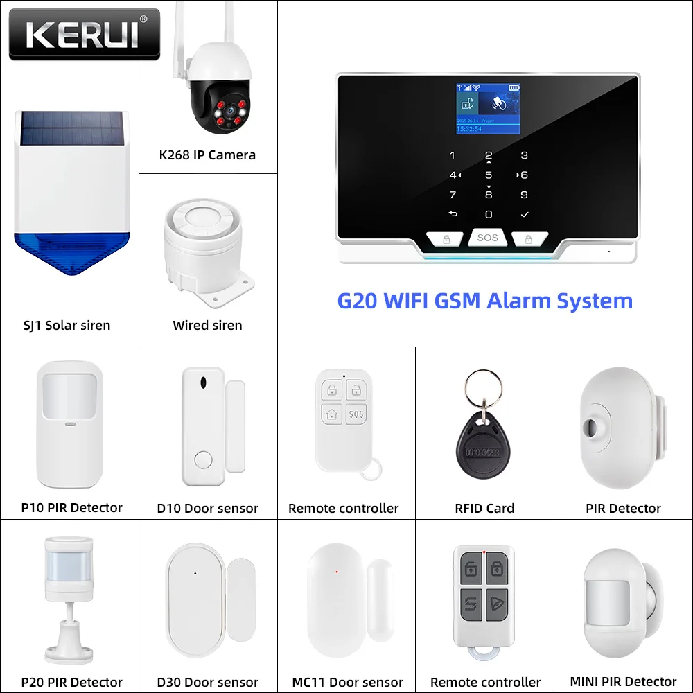 KERUI G20 Pannello di allarme  - Smart Home Keyboard recensione e prezzo