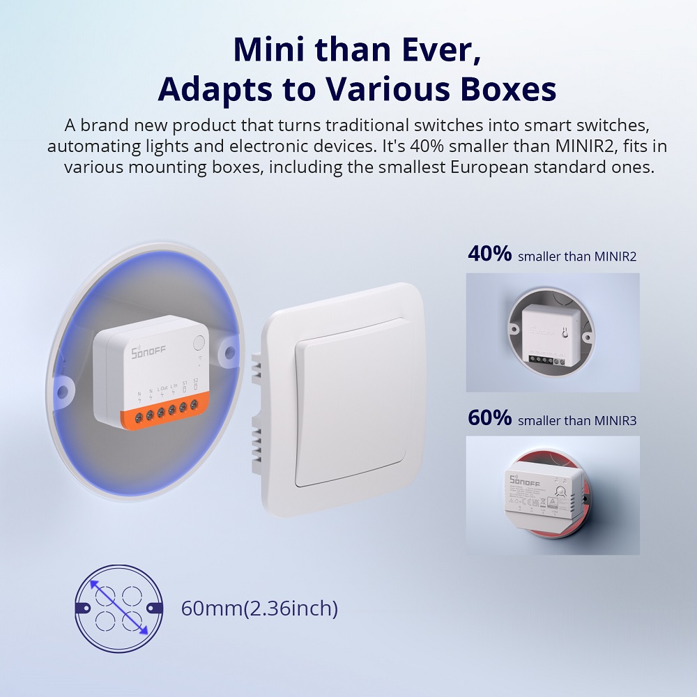 Sonoff Mini R4 Extreme Interru - Smart Home Proxmox recensione e prezzo