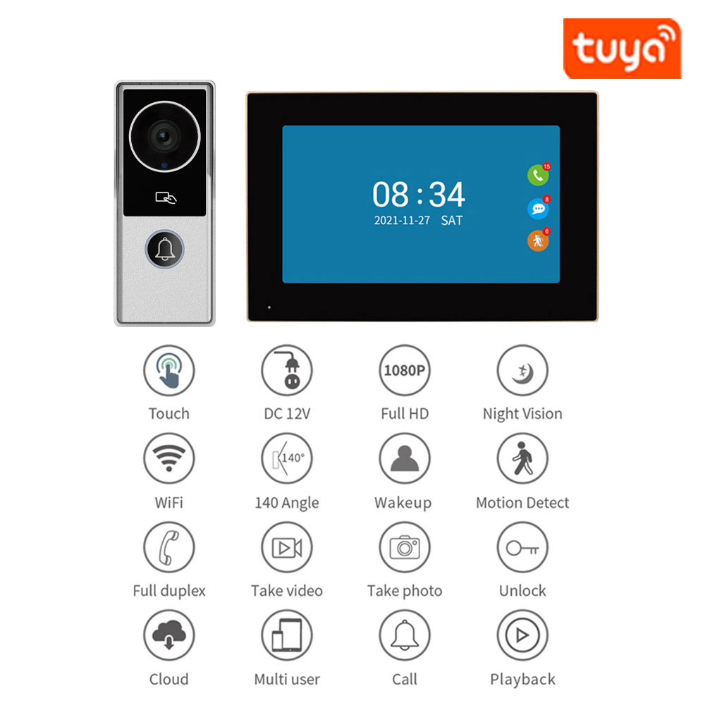 TUYA 1080P Touch Screen da 7/1 - Smart Home Video Doorbell App recensione e prezzo